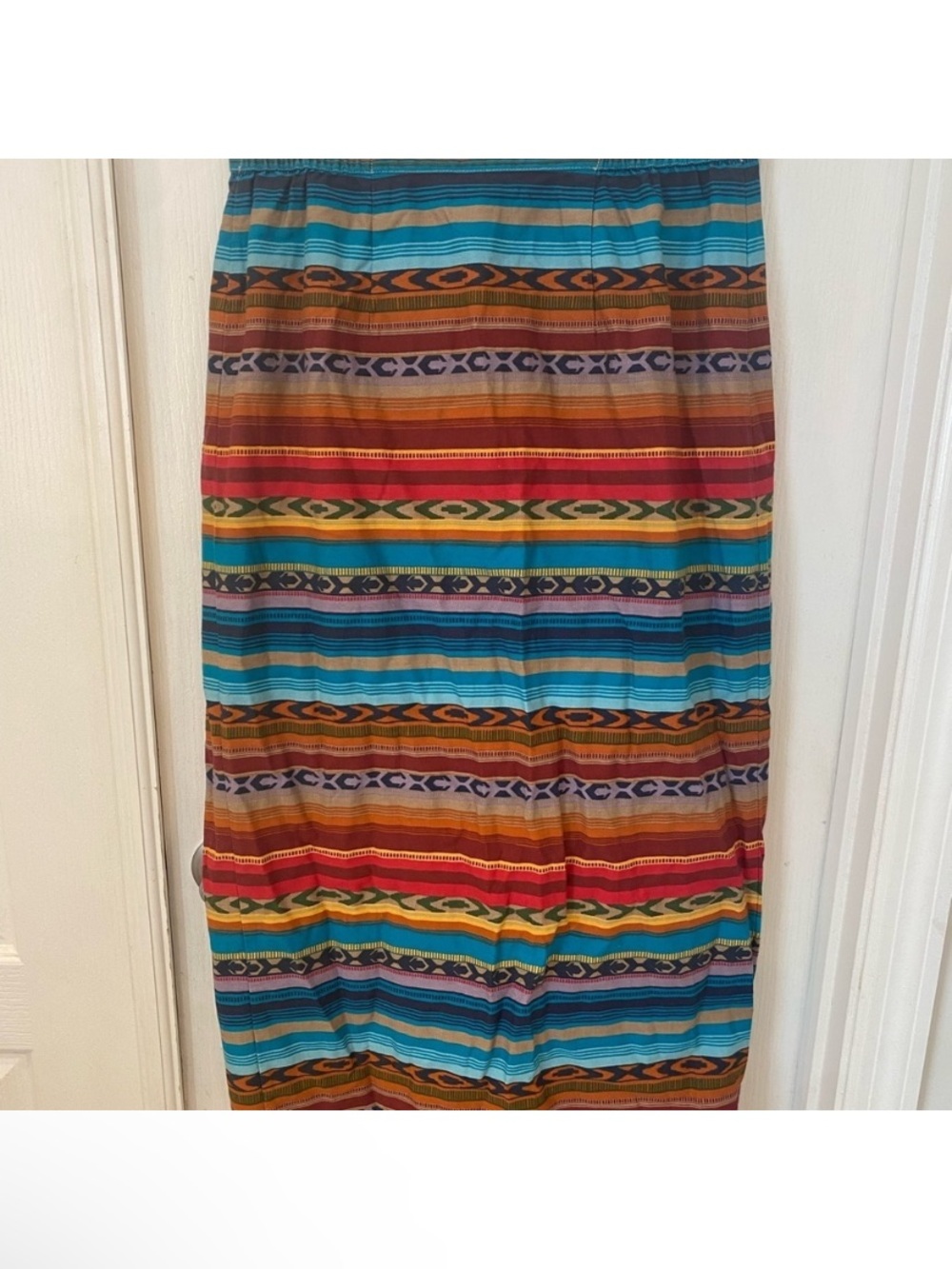Sun River Clothing Co. Womens Vintage Southwestern Long Wrap Skirt - Picture 5 of 6